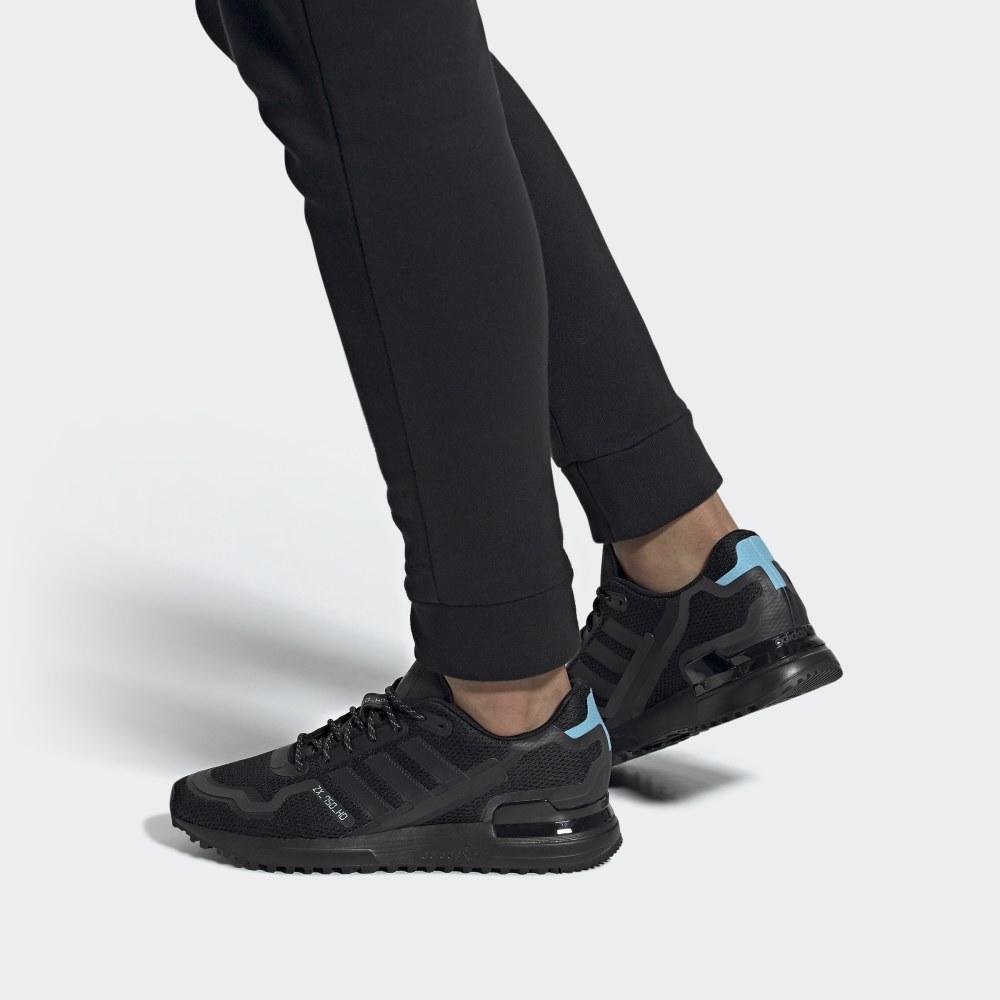 Originals Adidas ZX 750 HD Barbati Romania - Negrii/Albastri Deschis FV8488